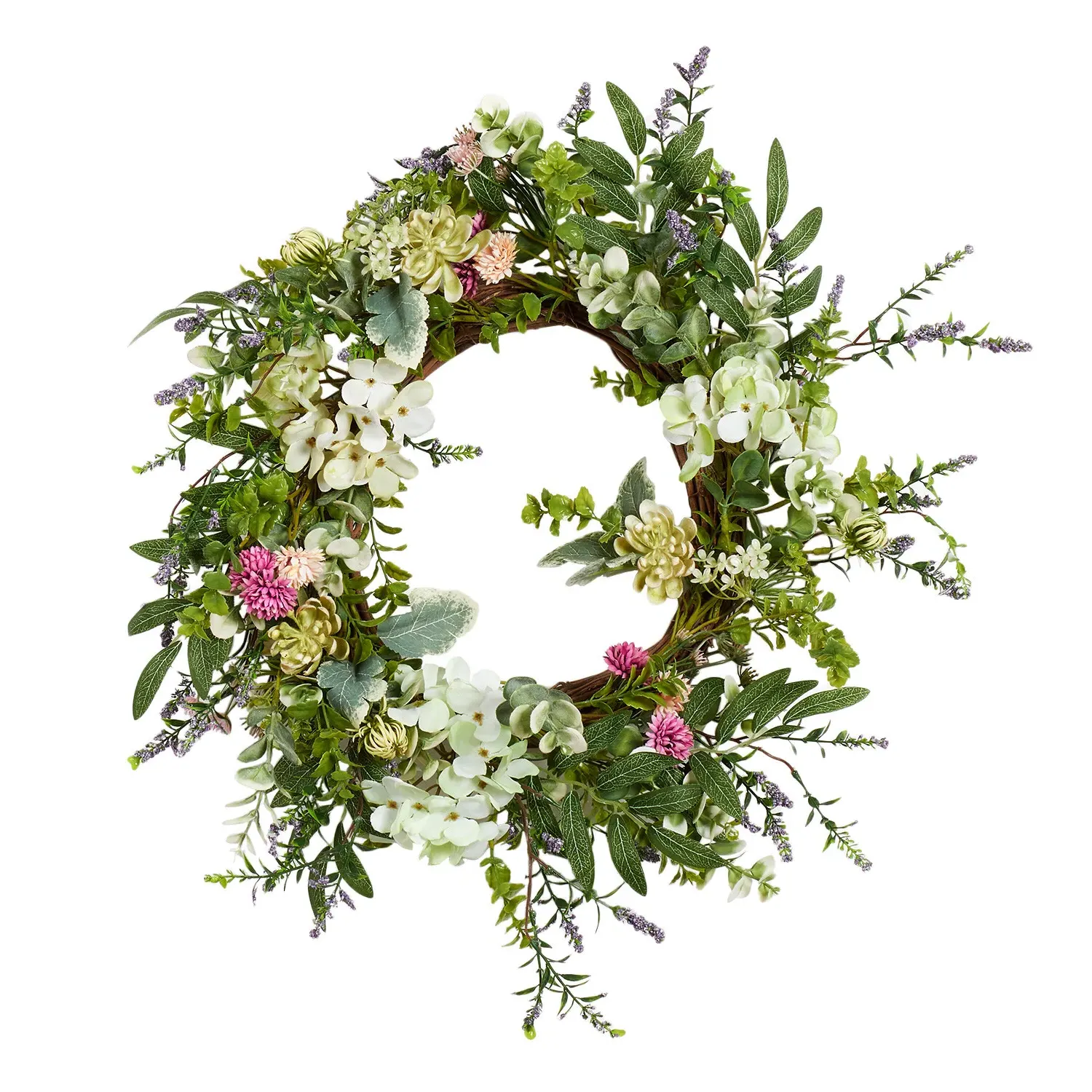 Spring Garden Wreath - Green
