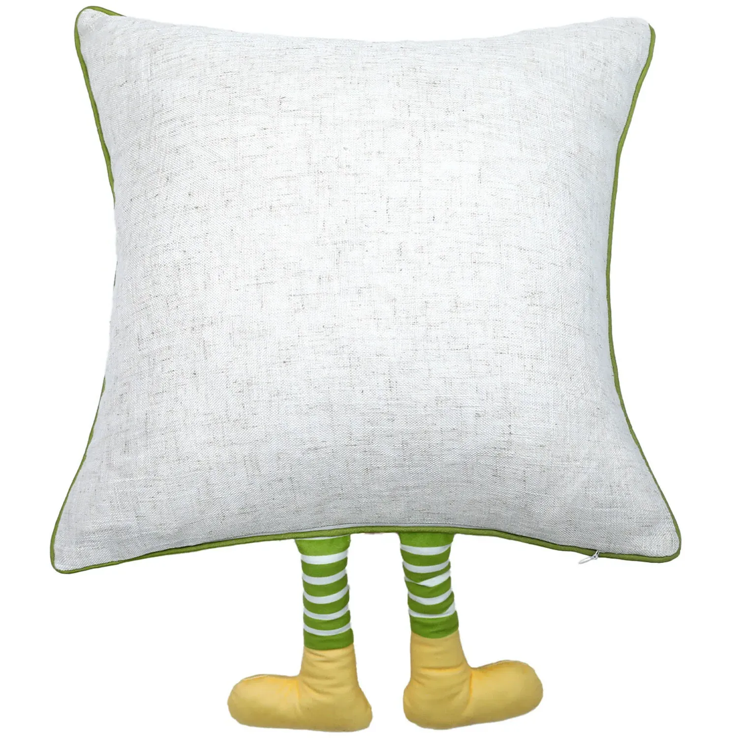 Spring Gnome Cushion - White