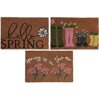 Spring Printed Coir Door Mat