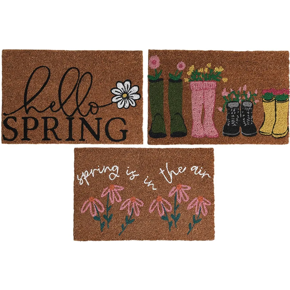 Spring Printed Coir Door Mat image