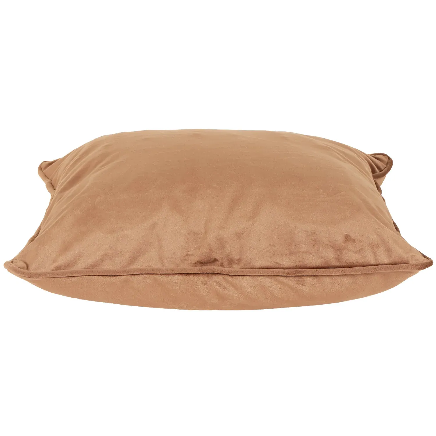 Square Cushion - Mocha, Matte Velvet