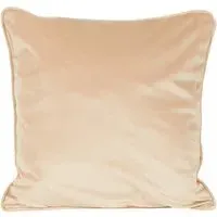 Square Cushion - Natural, Matte Velvet