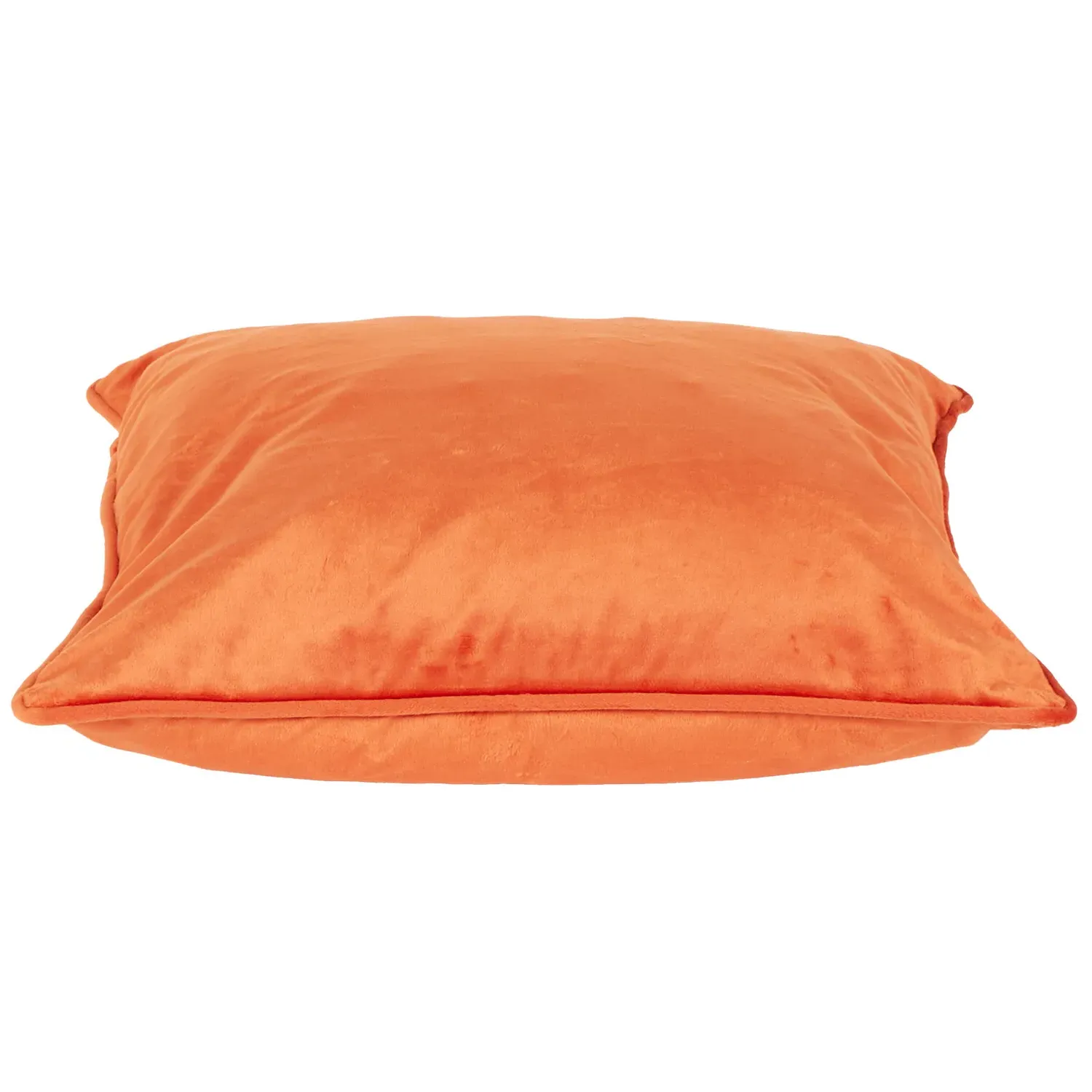 Square Cushion - Rust, Matte Velvet