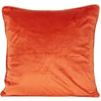 Square Cushion - Rust, Matte Velvet