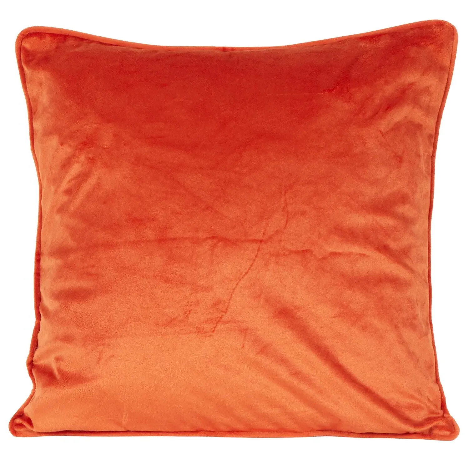 Square Cushion - Rust, Matte Velvet