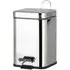 Square Pedal Bin 3L - Polished Steel