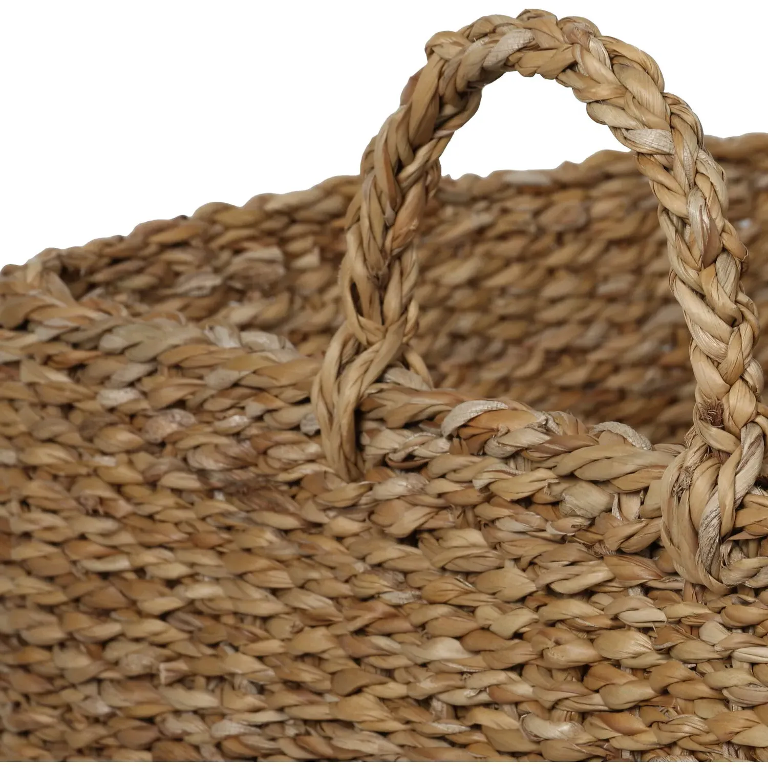Square Seagrass Basket 2 Pack - Brown