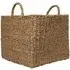 Square Seagrass Basket 2 Pack - Brown