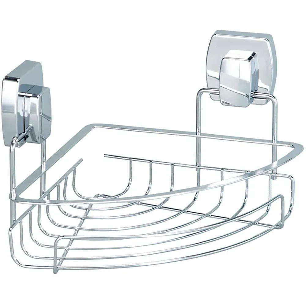 Square Suction Corner Bathroom Rack