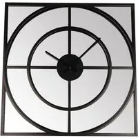 Square Wall Clock - Mirrored