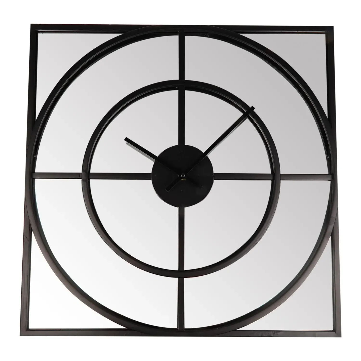 Square Wall Clock - Mirrored image