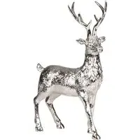 Stag Ornament - Silver alternate view