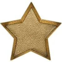 Star Tray - Gold, Metal