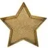 Star Tray - Gold, Metal