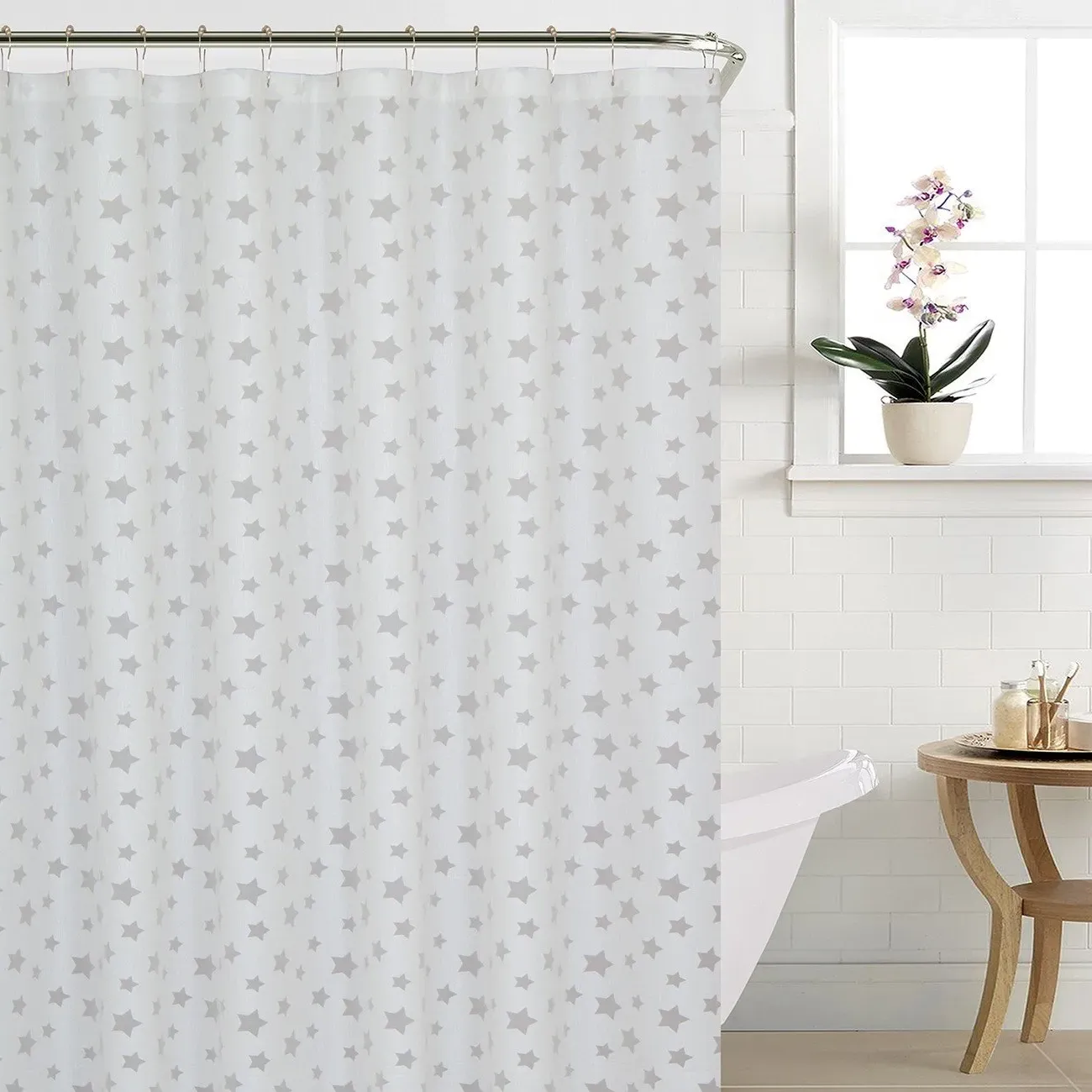 Stars Shower Curtain - Polyester image
