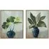 Still Life Plants Framed Canvas - Green