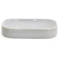 Stone Glaze Soap Dish - White