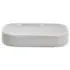 Stone Glaze Soap Dish - White
