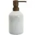 Stone Glaze Soap Dispenser - White
