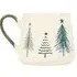 Stoneware Trees Mug - Cream