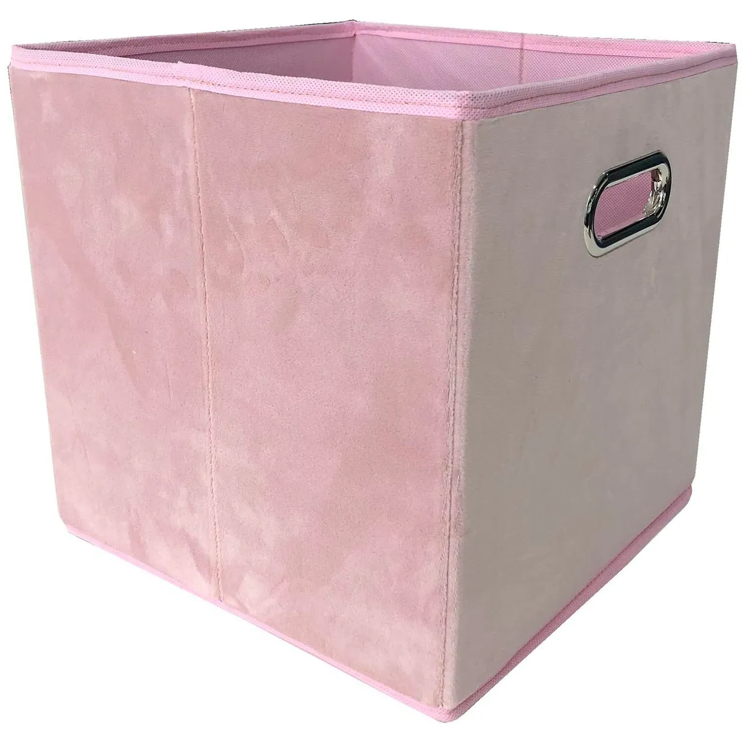 Storage Cube with Folding - Blush, Velvet