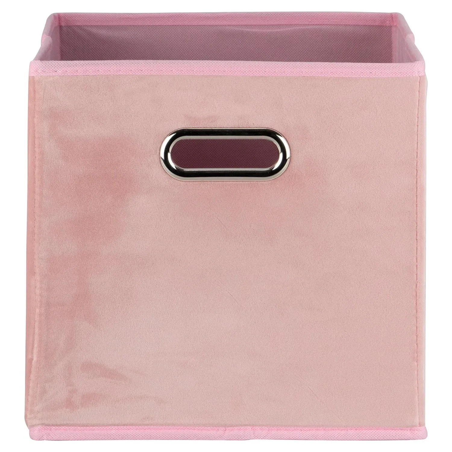 Storage Cube with Folding - Blush, Velvet