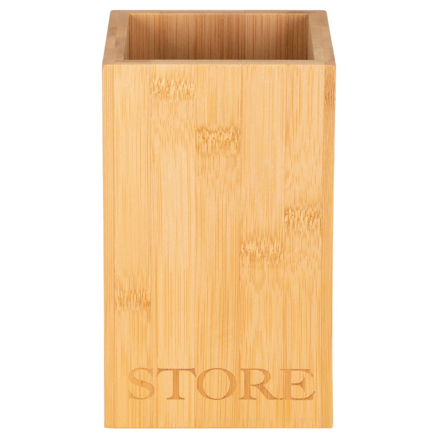 Store Utensil Holder - Bamboo