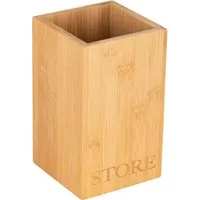 Store Utensil Holder - Bamboo