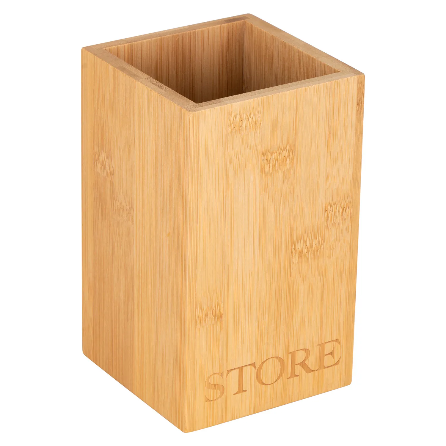 Store Utensil Holder - Bamboo