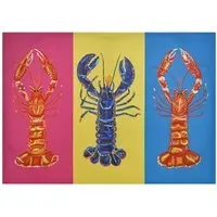 Straker Vibrant Lobster Canvas - Multicolour