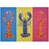 Straker Vibrant Lobster Canvas - Multicolour