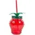 Strawberry Drinking Jar - Red