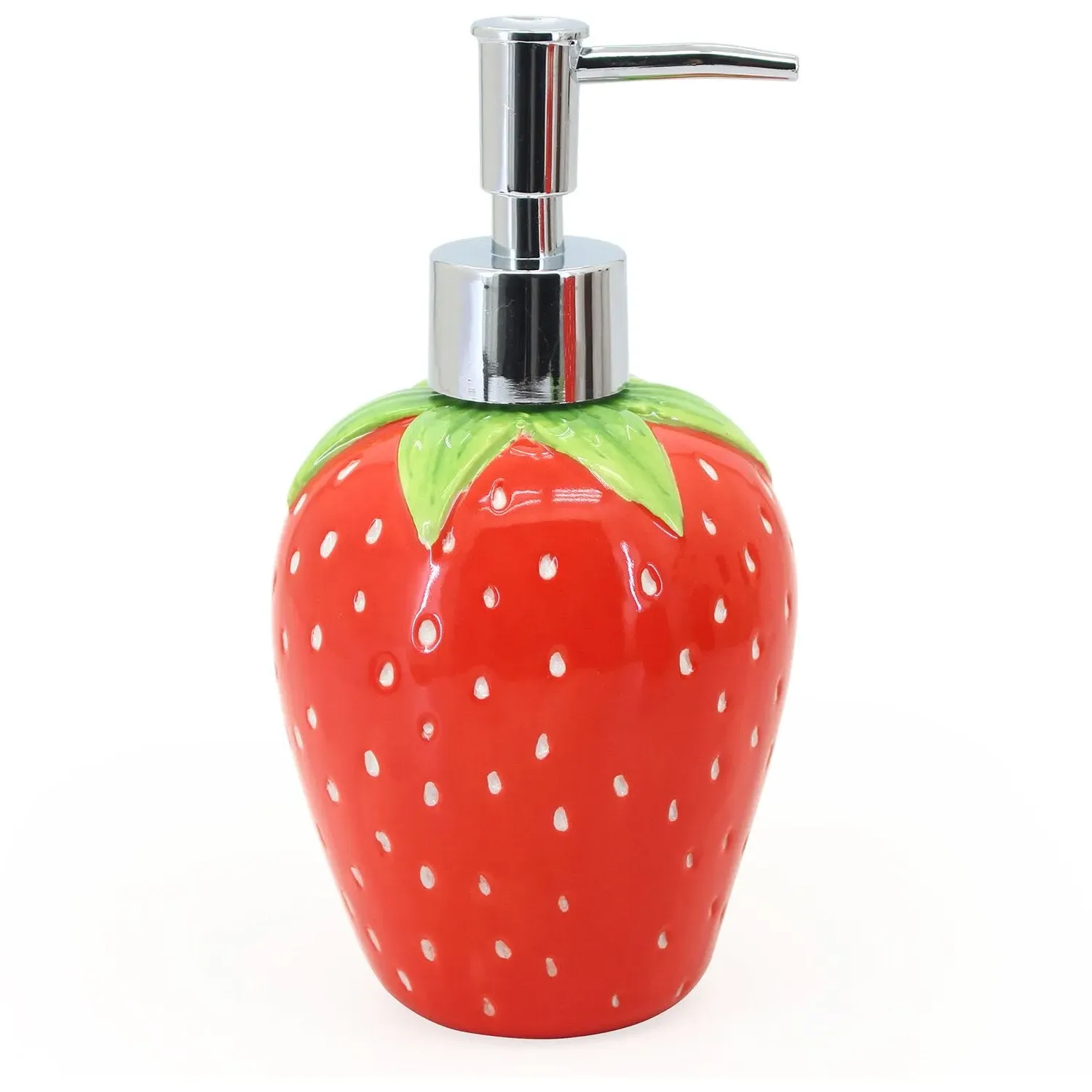 Strawberry Soap Dispenser - Red