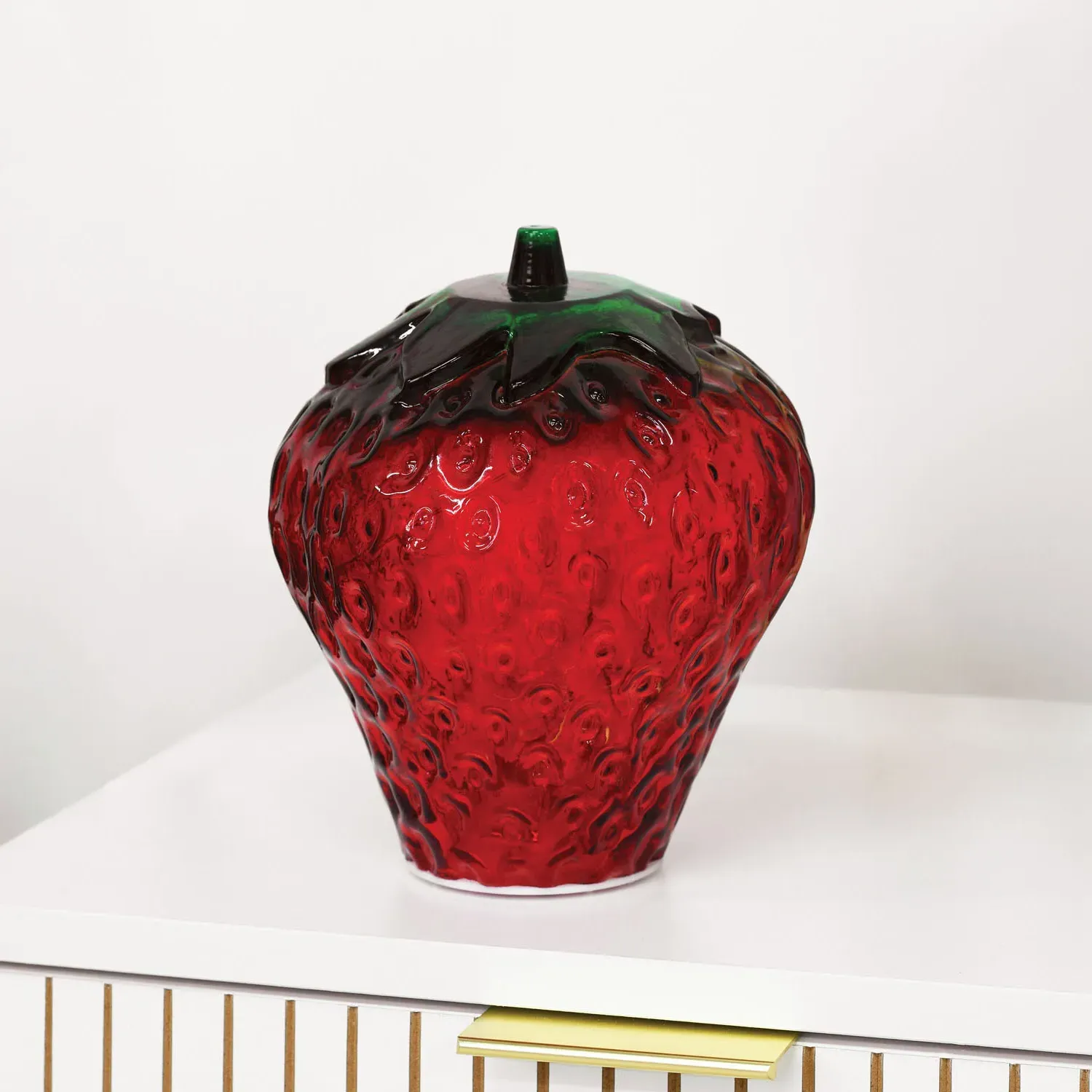 Strawberry Table Lamp - Red, Green