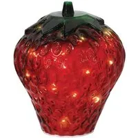 Strawberry Table Lamp - Red, Green