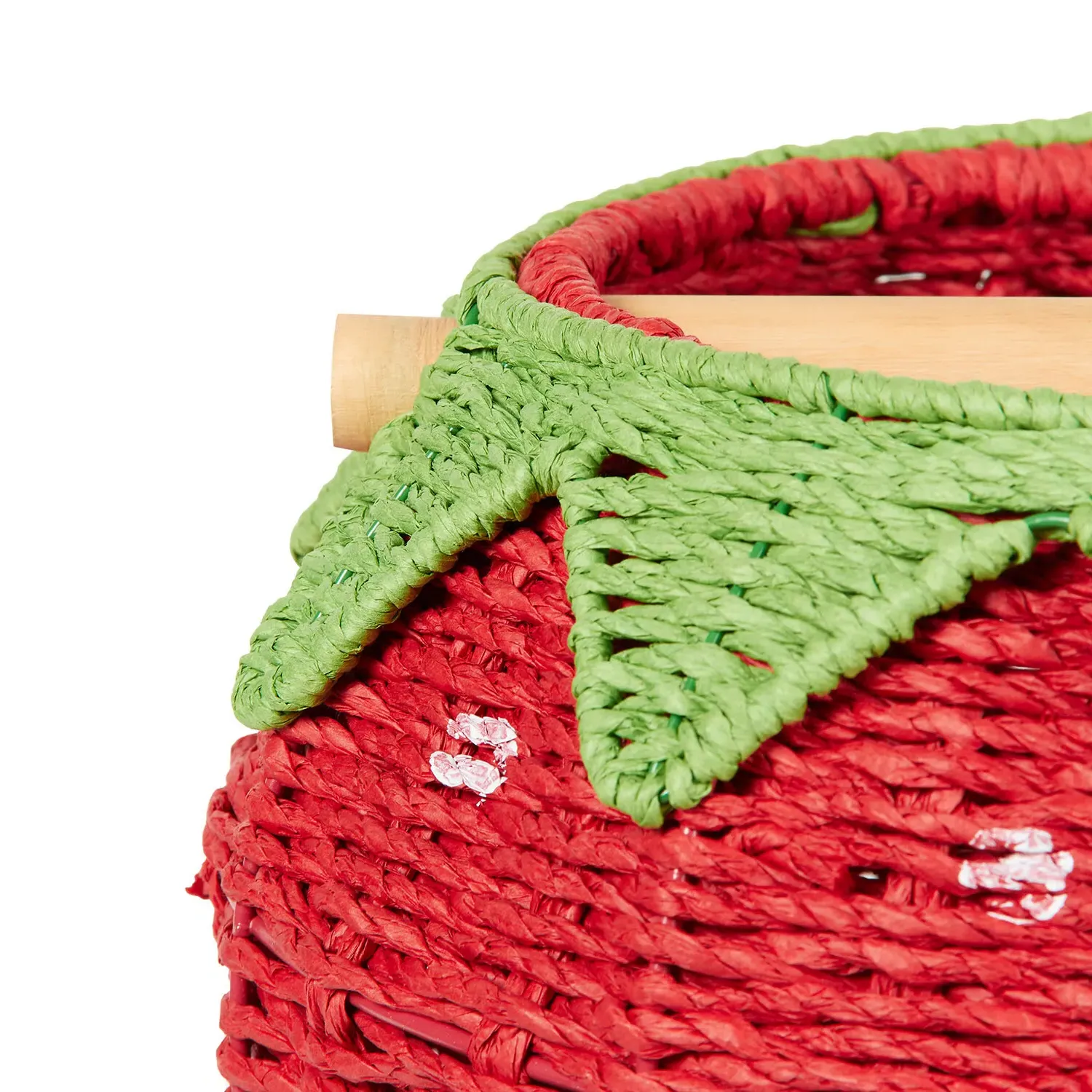 Strawberry Toilet Roll Holder - Red