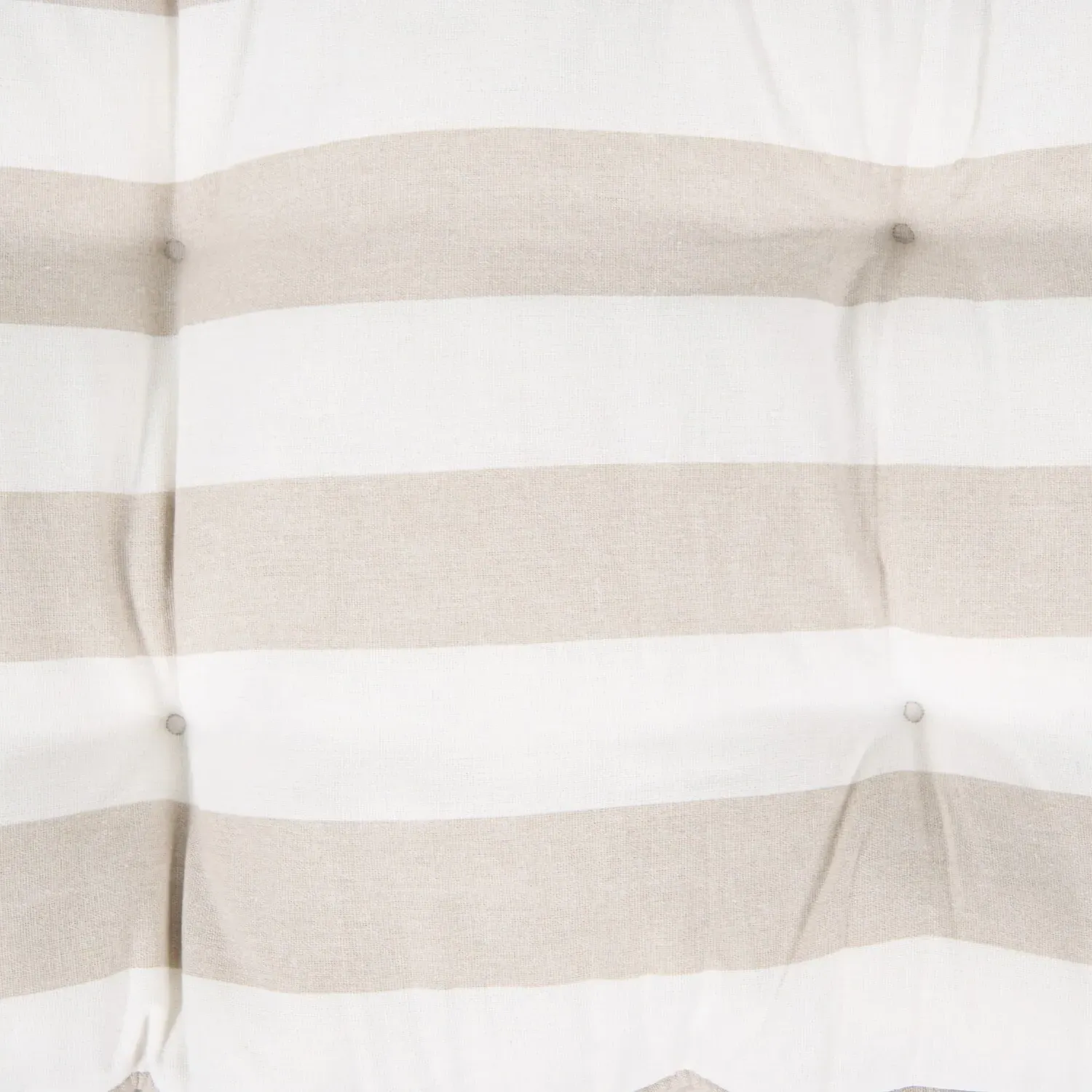 Stripe Bench Pad - Taupe