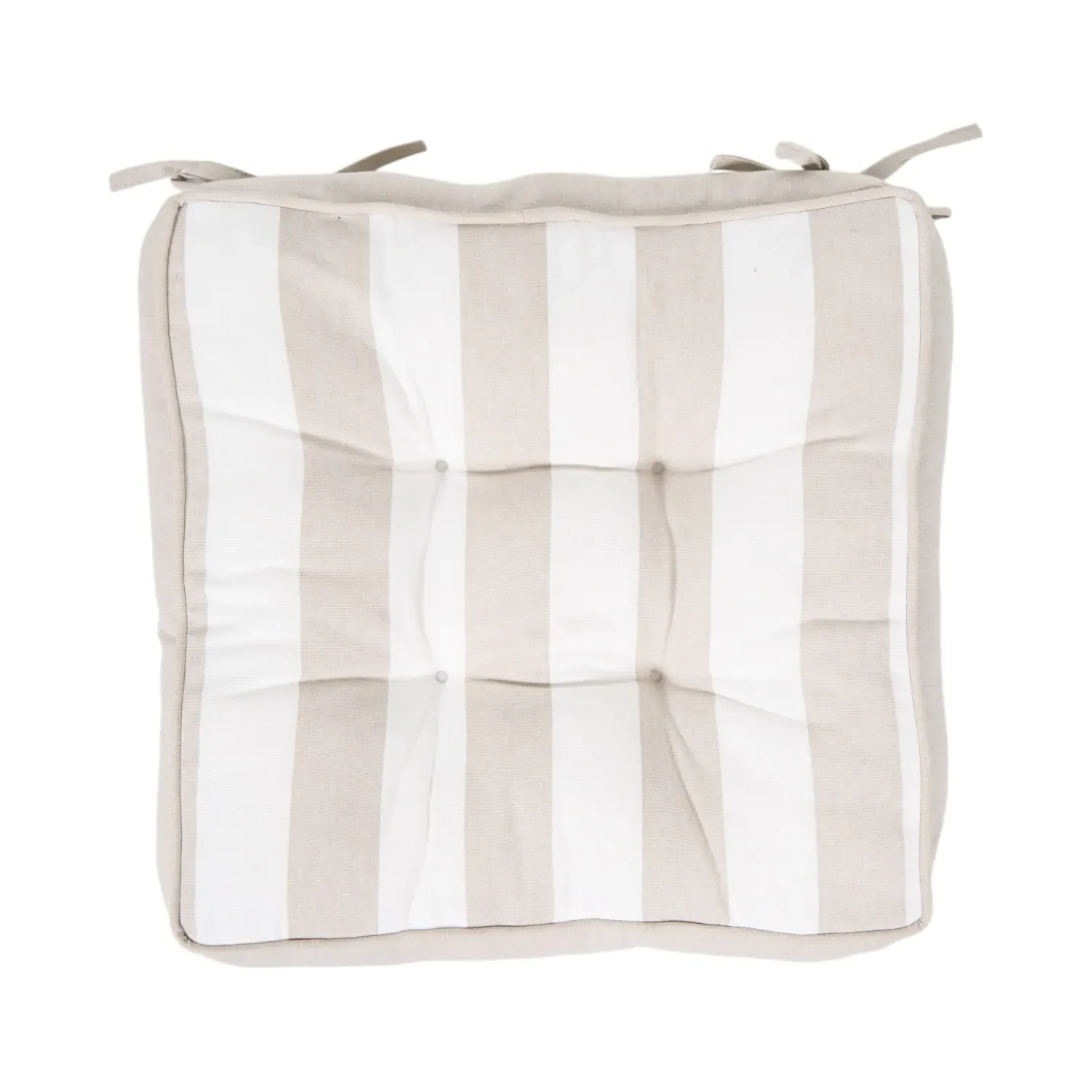 Stripe Booster Seat Pad - Neutral