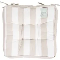 Stripe Booster Seat Pad - Neutral
