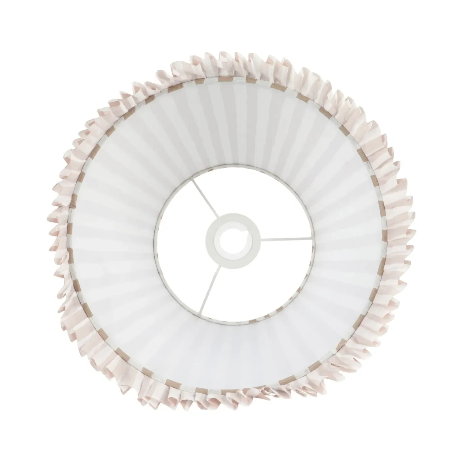 Stripe Tassel Lamp Shade - Brown