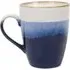 Stripes Reactive Glaze Mug - Blue, Stoneware