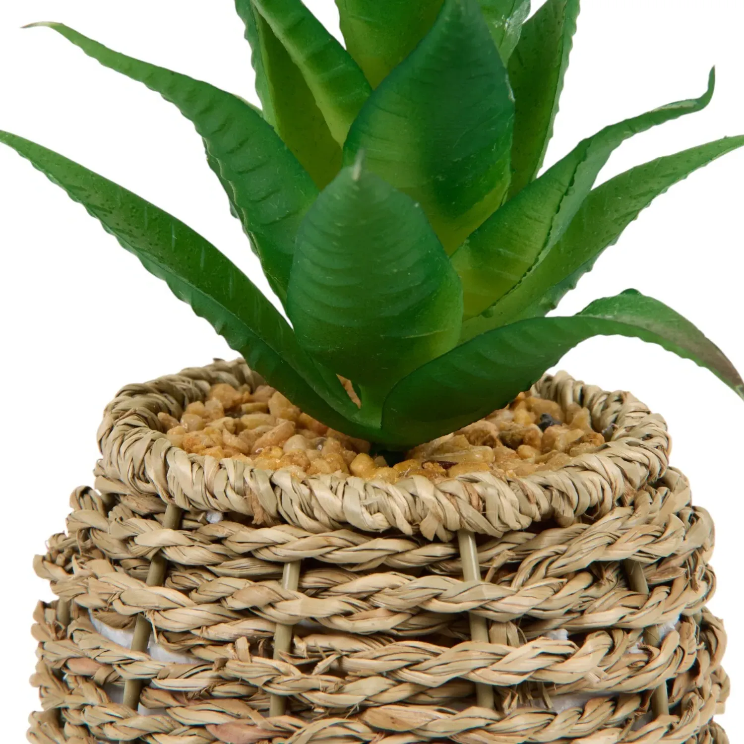 Succulent Artificial Plant - Natural Water Hyacinth Pot
