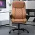 Suffolk High Back Office Chair - Brown