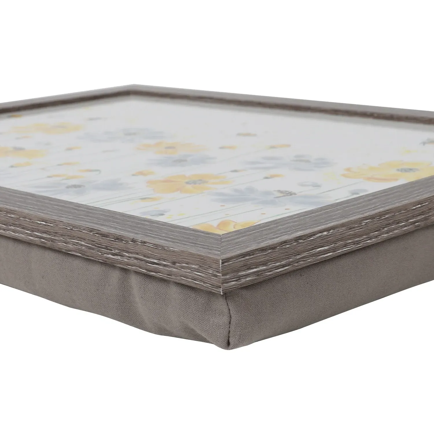 Summer Bees Lap Tray - Grey