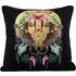 Summer Thornton Sunrise Leopards Cushion - Black