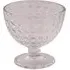 Sundae Glass with Dimpled Design - Clear