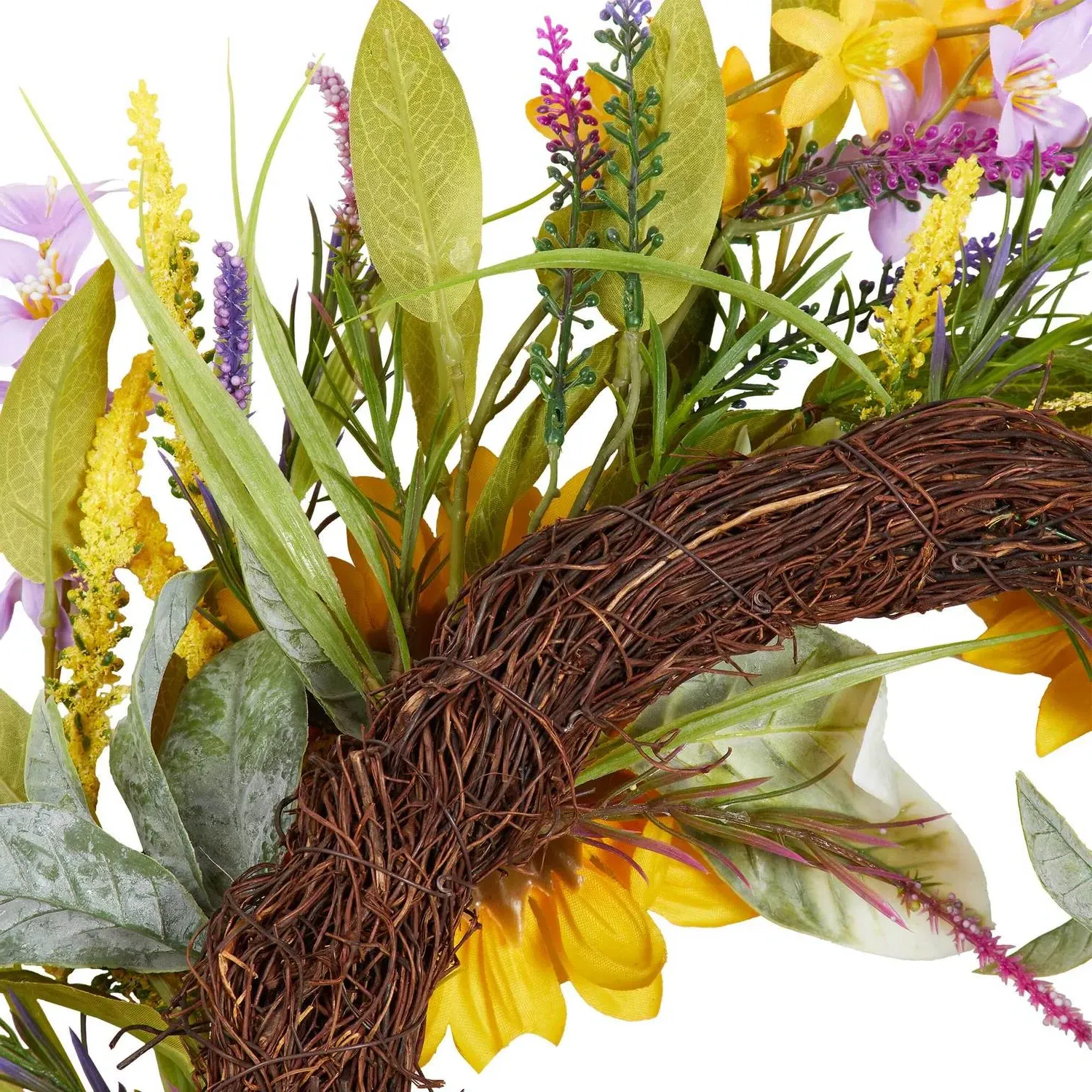 Sunflower Wreath 60cm - Yellow