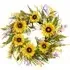 Sunflower Wreath 60cm - Yellow