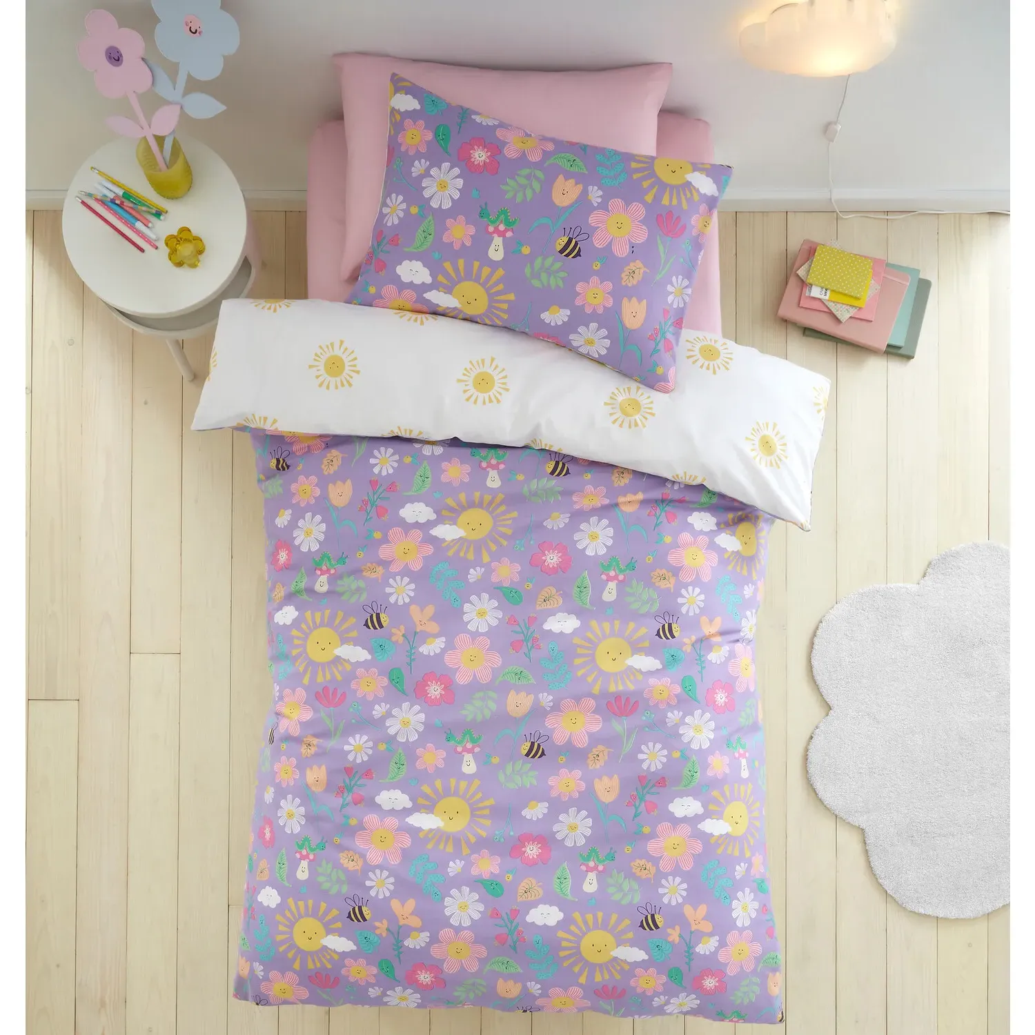 Sunny Days Duvet Set - Purple