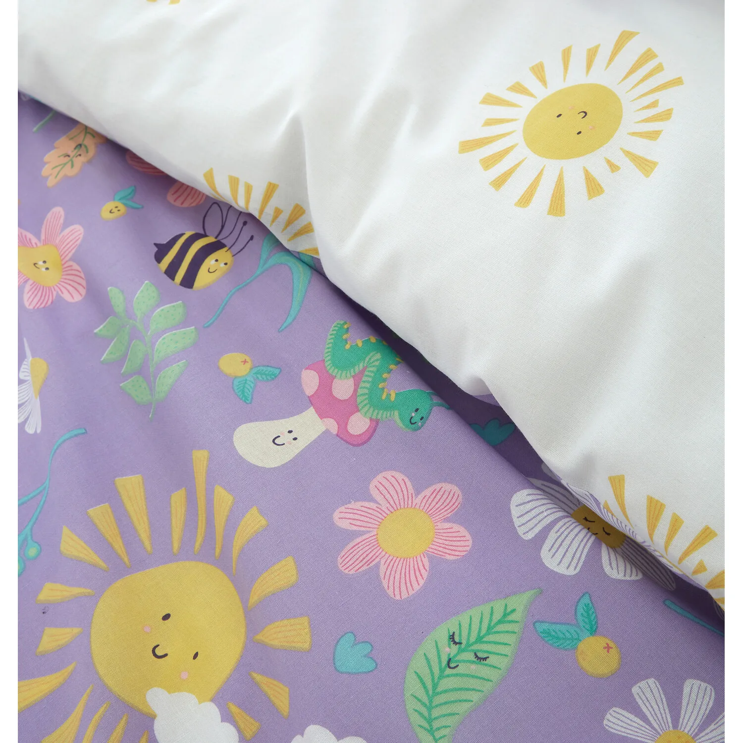 Sunny Days Duvet Set - Purple